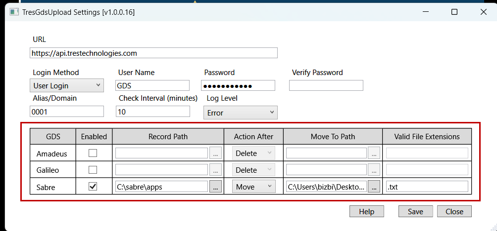 Uploading and Processing Interface Records into Tres – Tres Technologies