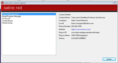 hæk Den sandsynlige Admin Sabre PNR Integration: Sabre Red Workspace and ClientBase Windows – Tres  Technologies